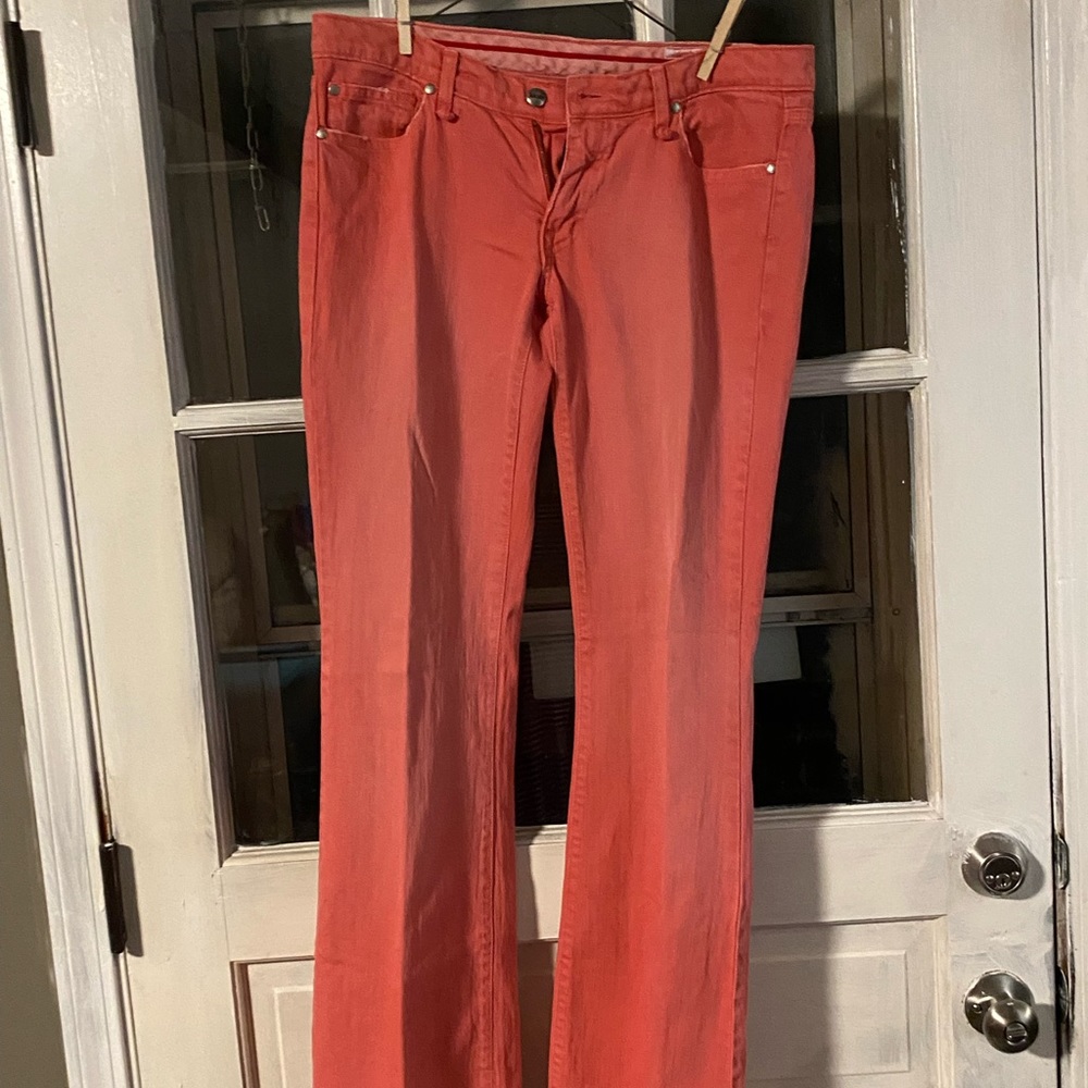 Cute boot cut low rise jeans